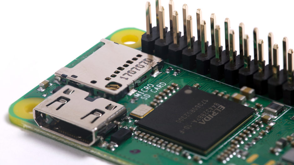 La Raspberry Pi Zéro WH dispose de ports GPIO